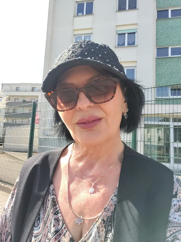 Woman takes selfie in Strasbourg