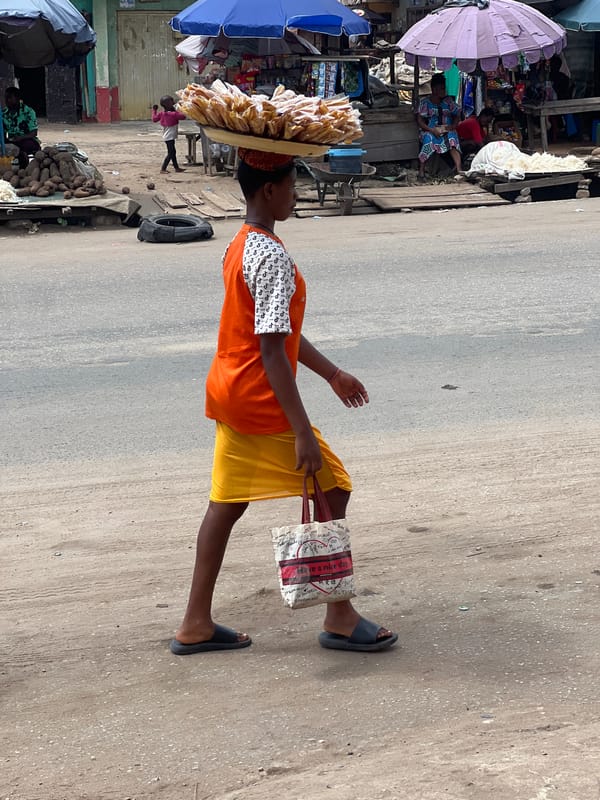 Daily street life documented in Nkpor, Nigeria