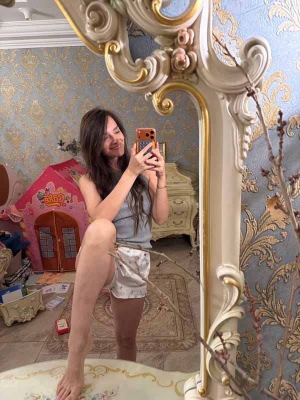 Casual indoor selfie in Ufa, Russia