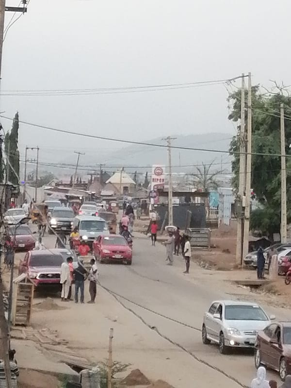 Daily street life captured in Sabojibi, Nigeria