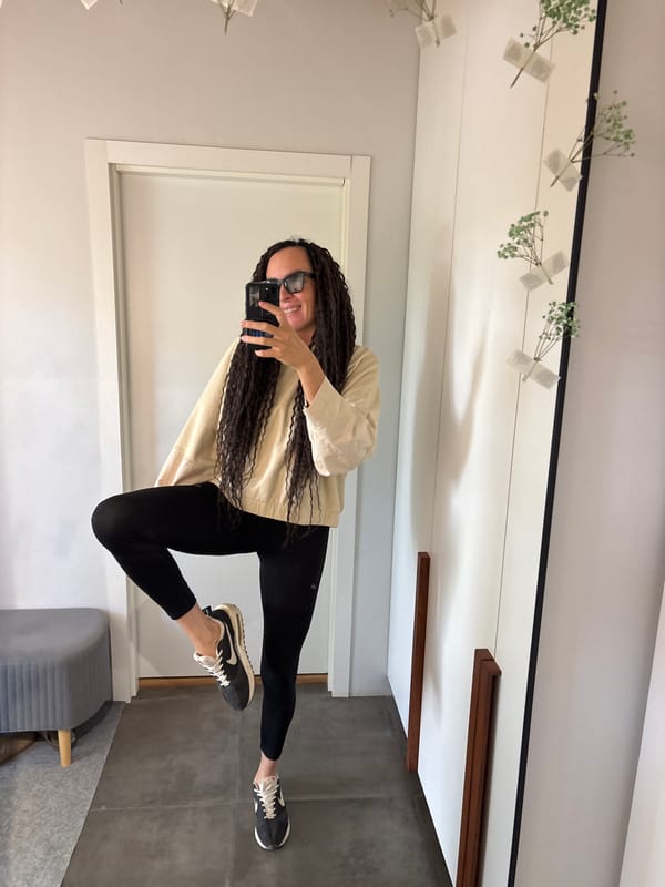 Woman and child pose for mirror selfies in Chaikovsky