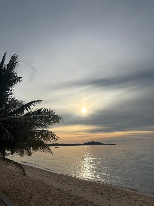Lazy beach morning in Bo Phut, Koh Samui