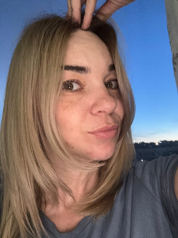 Woman documents evening with selfies and cityscape views in Vsevolozhsk