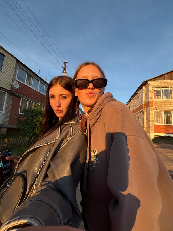 Golden hour moments captured in rural Russian village Фоки