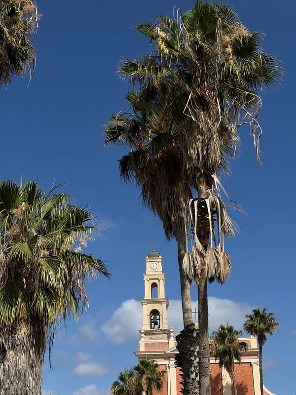 A quiet morning stroll through Jaffa and Tel Aviv