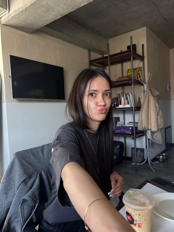 Morning cafe scene with meringues captured in Armenia