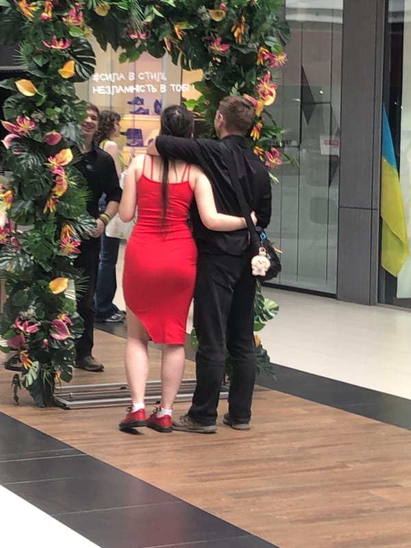 Mall scenes and a floral archway moment, June 2026