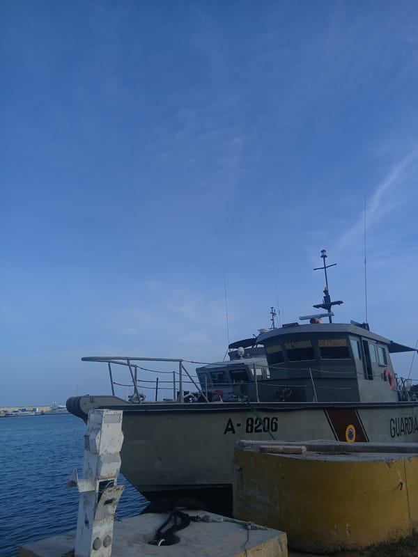 Evening waterfront scenes captured around Porlamar harbor, Venezuela