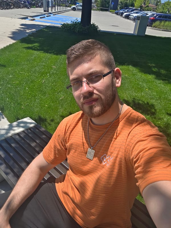 Man enjoys leisurely morning break in Plovdiv park