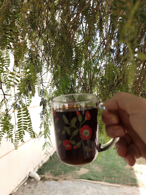 Morning routine captured in Al Mas'oudi residential neighborhood