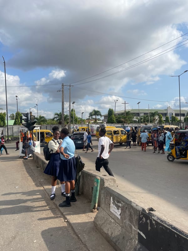 Everyday street life documented in Ikeja, Nigeria