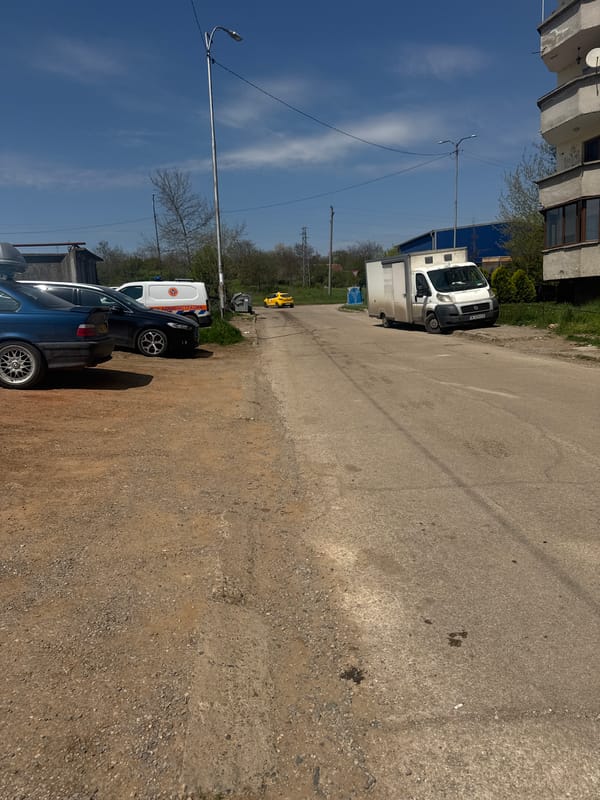 Street scenes captured in Montana, Bulgaria during morning hours