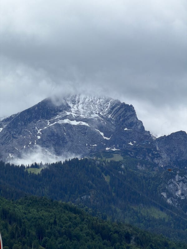 Overcast Alpine landscape documented in Garmisch-Partenkirchen