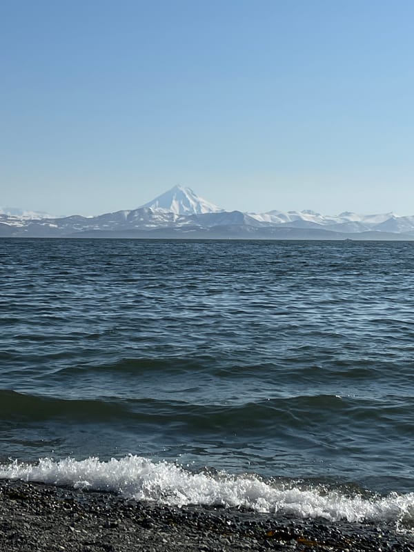 Morning coastal leisure activities captured in Petropavlovsk-Kamchatsky