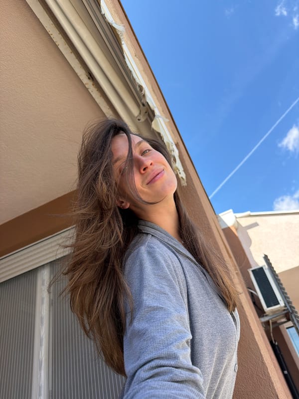 Woman documents beauty routine across Budva locations