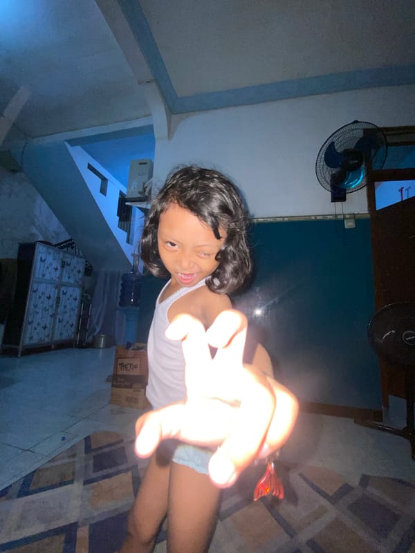 Mother and child share early morning moments in Gelam home