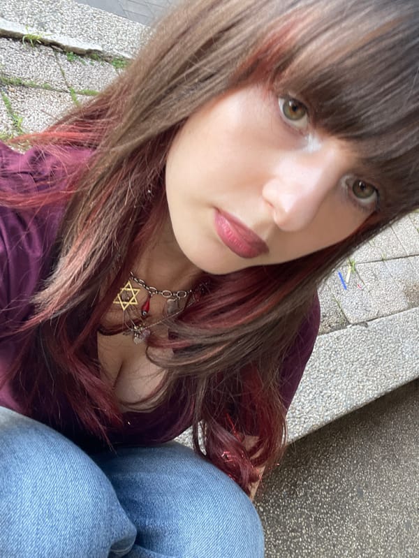 Woman documents afternoon with selfies around Raanana, Israel
