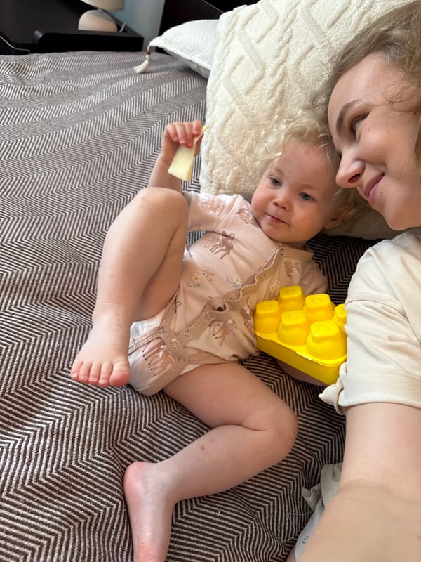 Mother and child share quiet moments in Vladimir