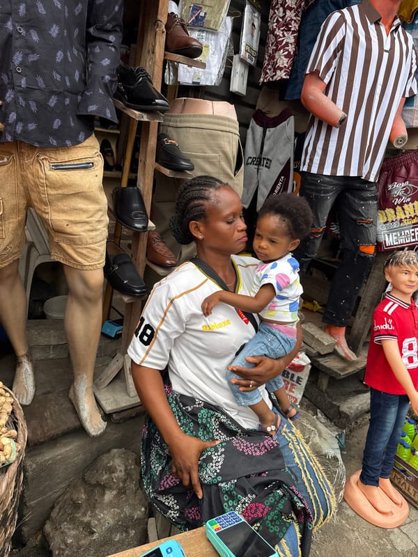 Morning market activity documented across Lagos region Nigeria