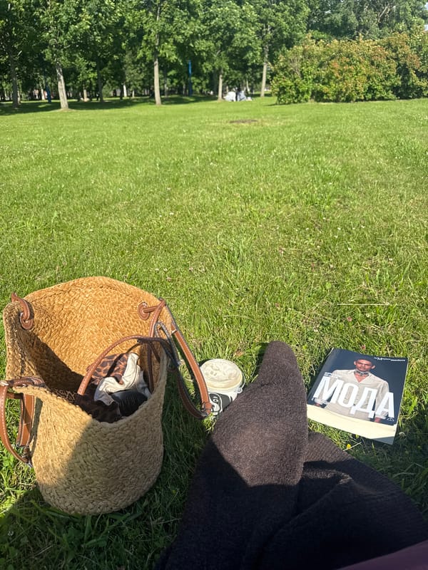 Lazy summer afternoon at Saint Petersburg's Lakhta waterfront