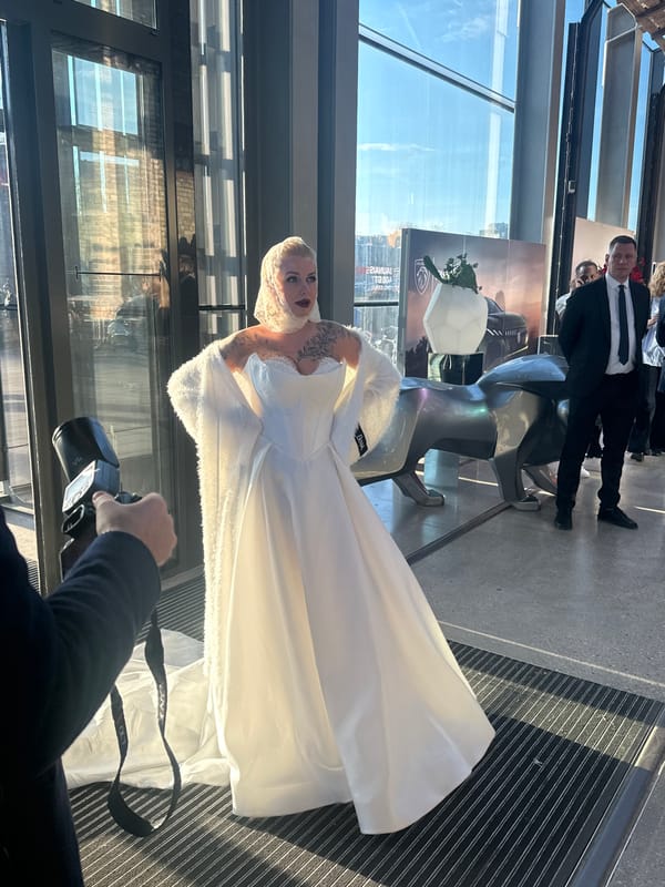 Wedding photography session captured in modern Riga building