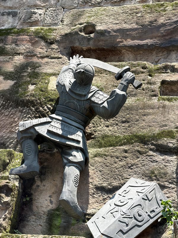 Ancient walls and modern streets collide in Chongqing's Yuzhong District