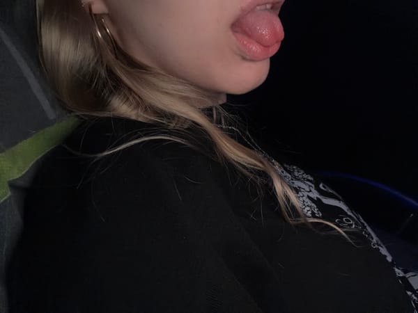 Portrait session of blonde individual documented over evening hours