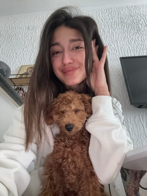 Woman's morning skincare routine captured in Sutomore, Montenegro