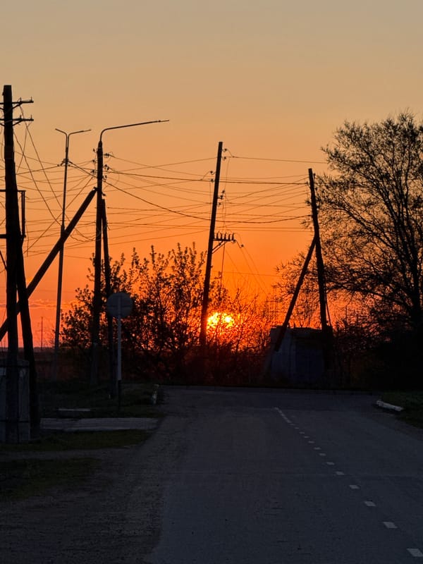 Dramatic sunset documented by witnesses in Aksay, Kazakhstan