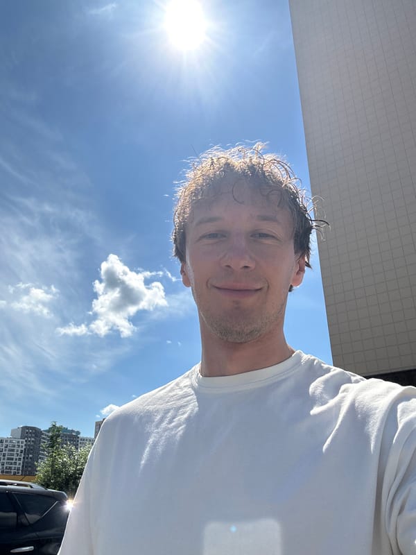 Selfie series on a sunny morning in Sinyavino, Russia