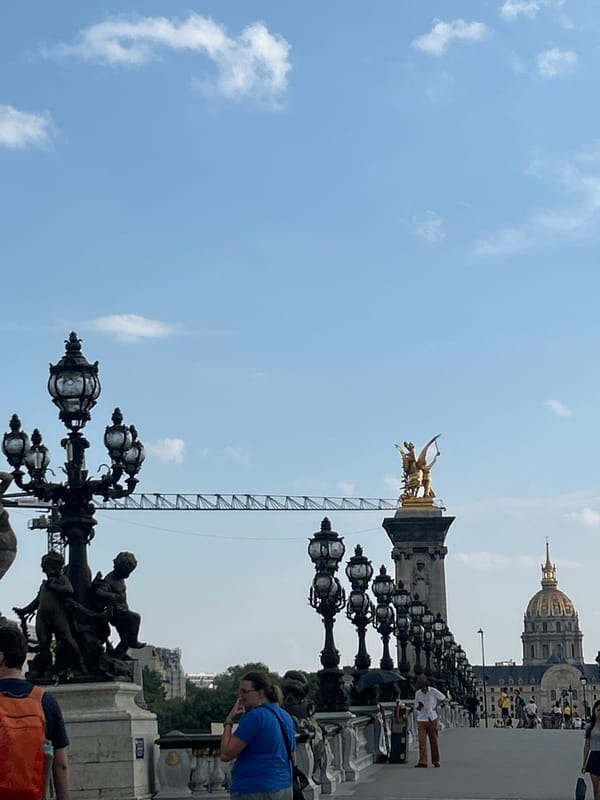 Pont Alexandre III and Grand Palais on a clear Paris afternoon