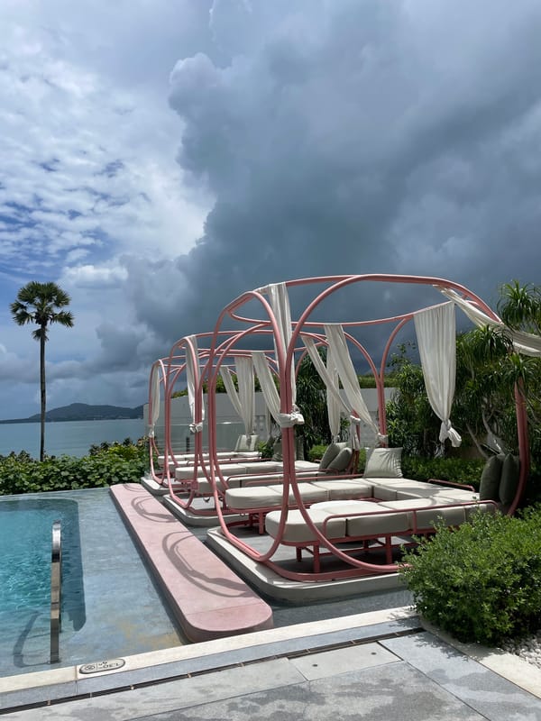 Beachside resort in Wichit, Phuket — pools, architecture, sea views