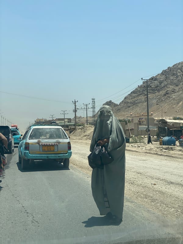 Daily street scenes from Kokran, Afghanistan morning