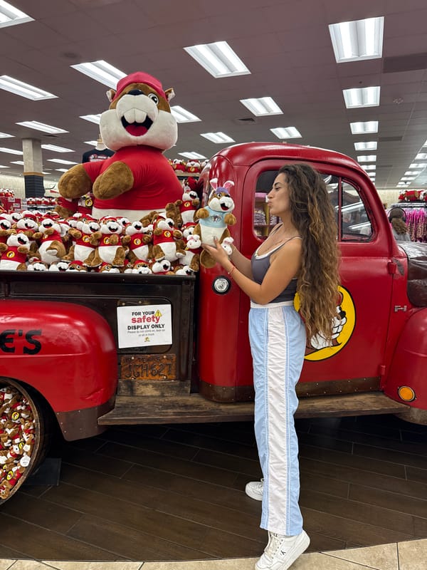Visitors explore Buc-ee's travel center in Fort Valley