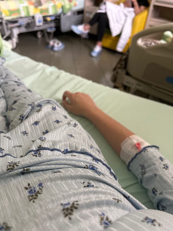 Patient receives IV treatment at Plovdiv hospital