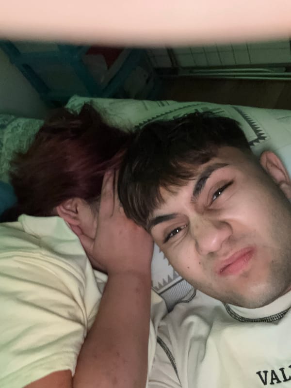 Two people resting together in Stara Zagora