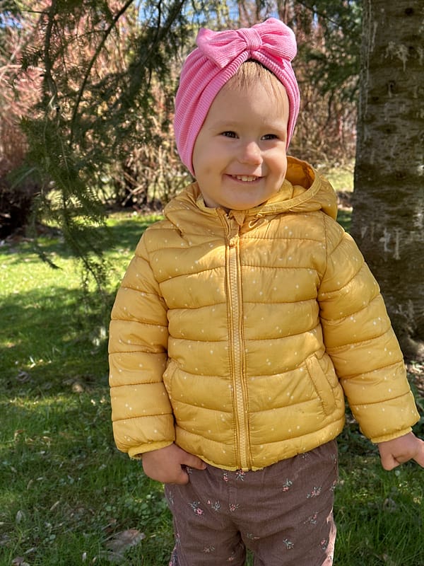 Mother, child enjoy morning playground visit in Wisła