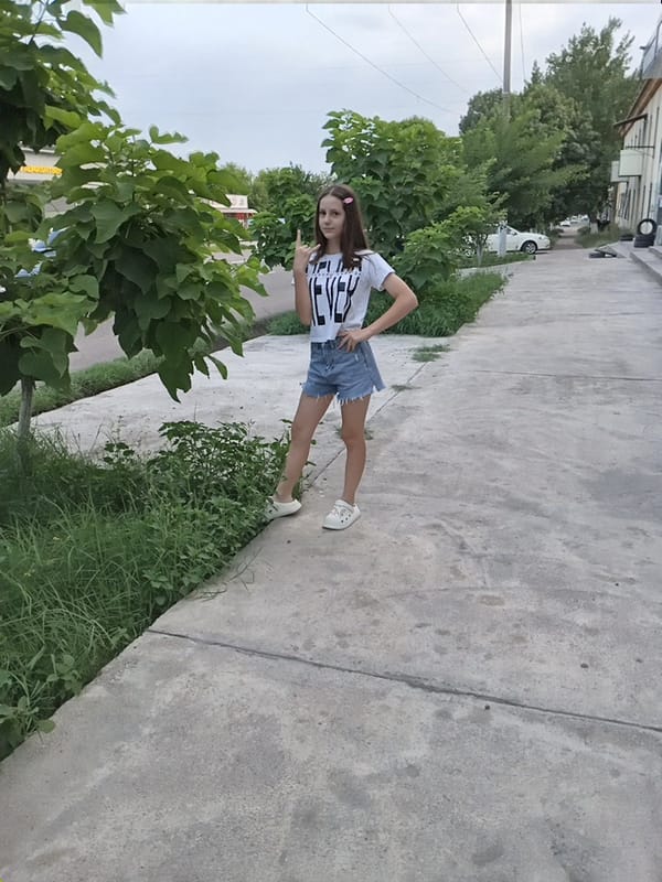 Afternoon street moments in Angren, Uzbekistan