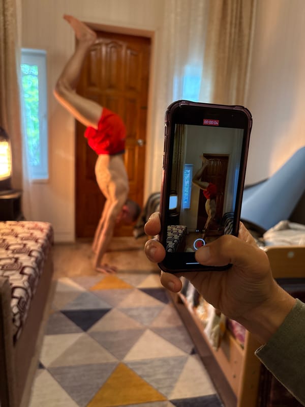 Indoor athletic poses and casual moments captured in Gelendzhik