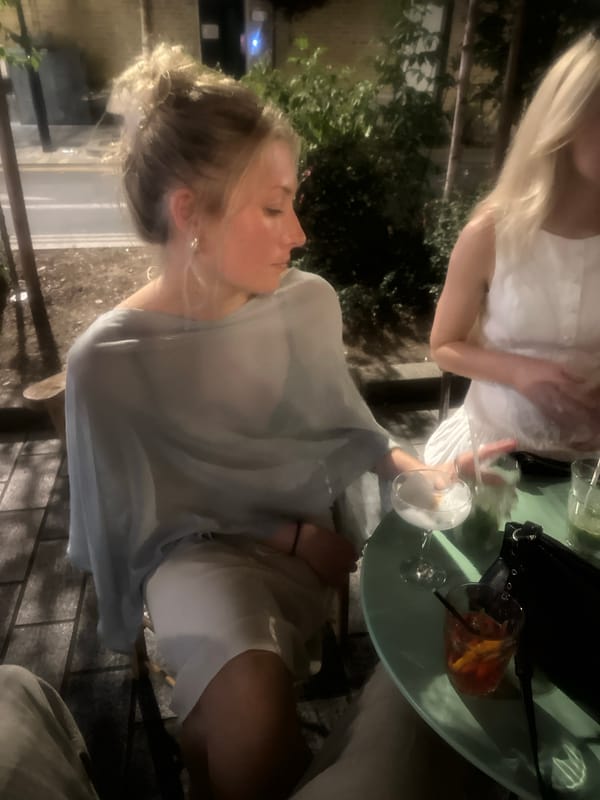 Evening social scenes captured across London locations