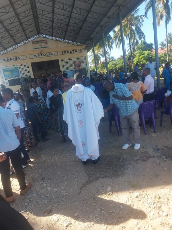 Early Morning Church Service Documented in Dar es Salaam
