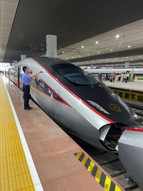 Morning activity at Shenzhen North Station, June 2026