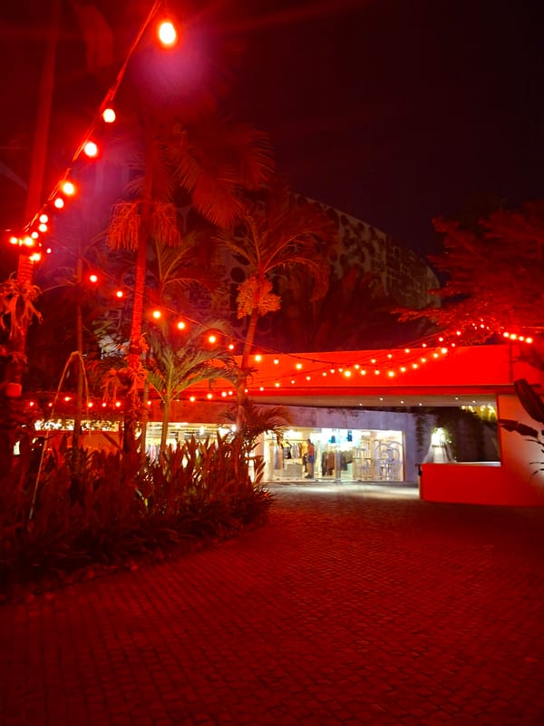 Potato Head Beach Club at night, North Kuta, Bali