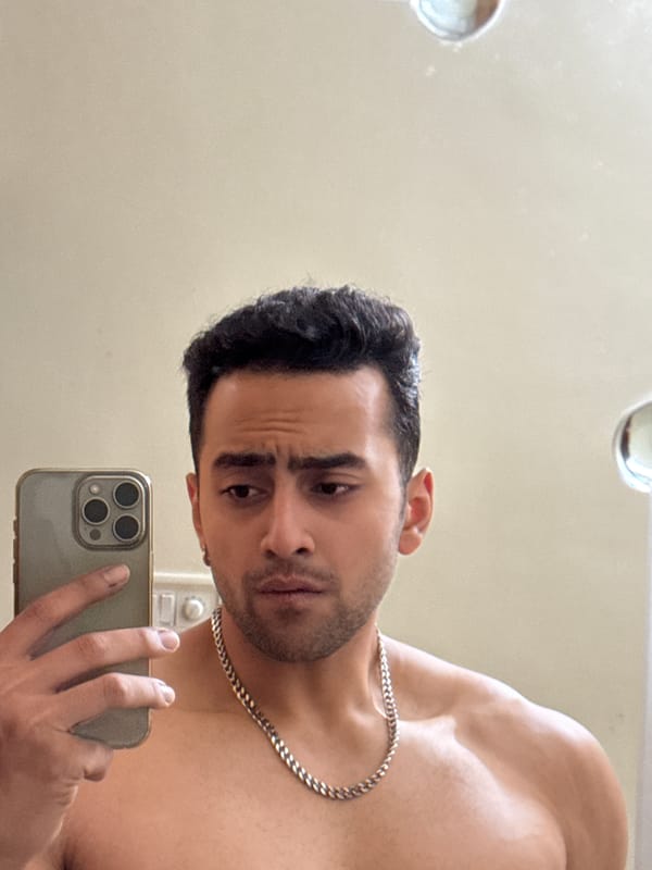 Person takes mirror selfies in Kolkata residence