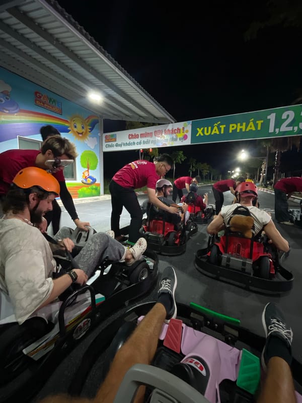 Go-karts, a glowing pool, and a queer night out in Đà Nẵng
