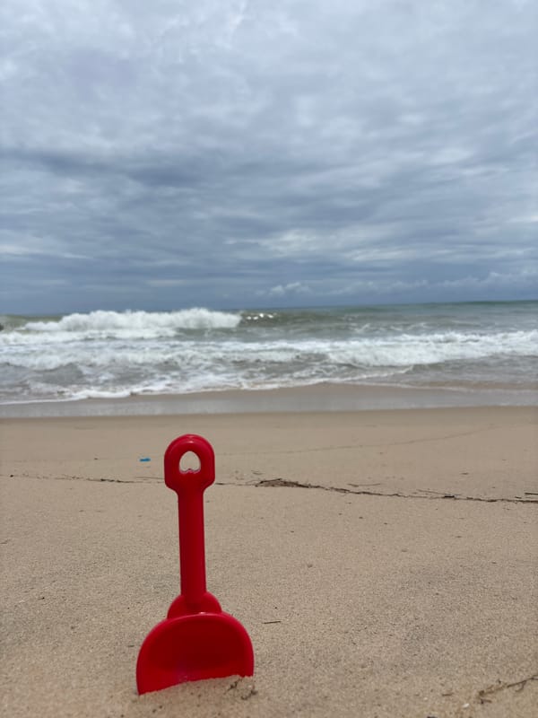 Early morning beach scene captured in Choeng Thale, Thailand