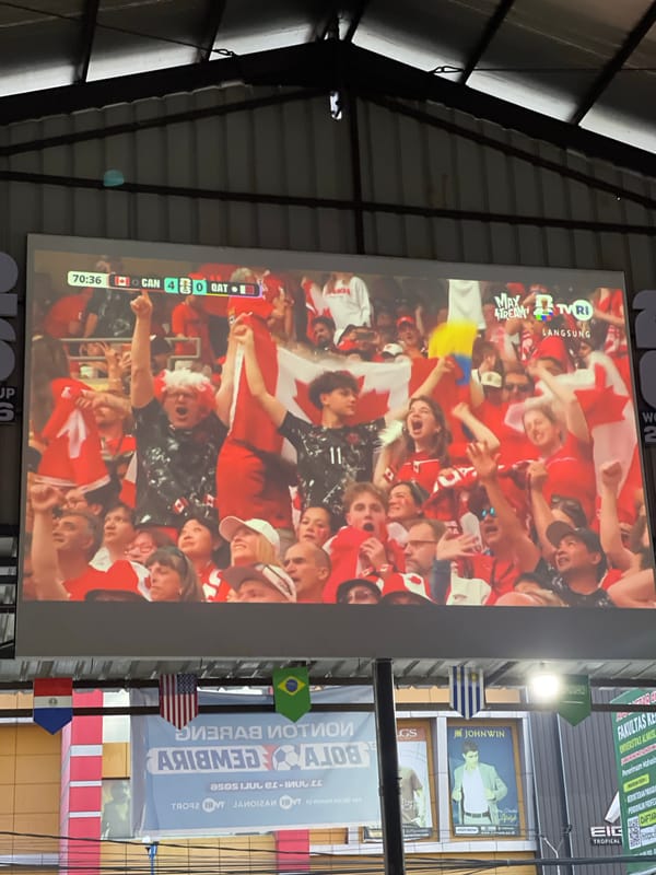 Bireuen cafe crowd watches Canada rout Qatar 5-0 at World Cup