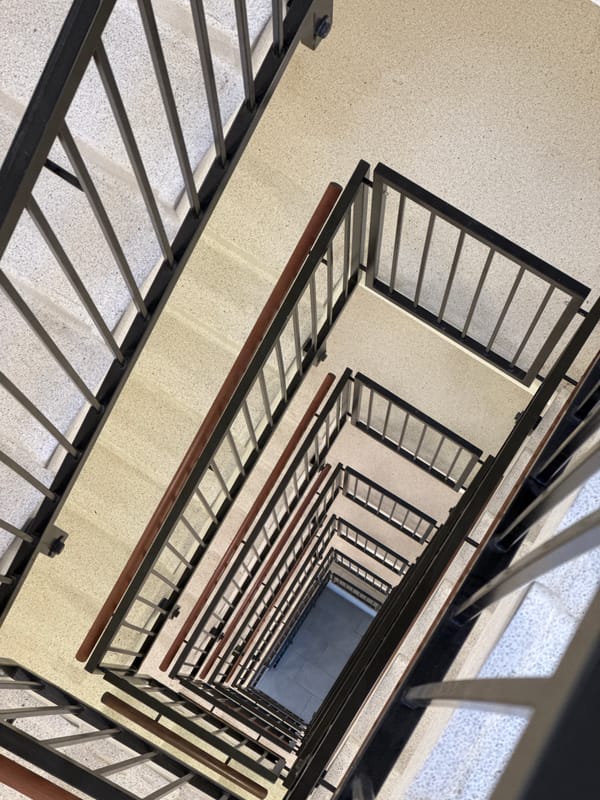 Copenhagen resident documents apartment building interiors, personal spaces