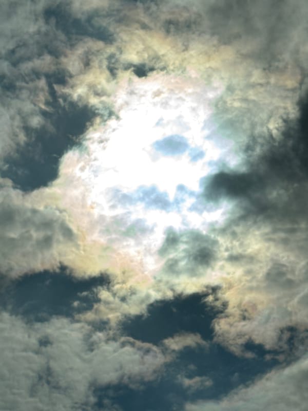 Overcast skies observed in Berezki, Russia