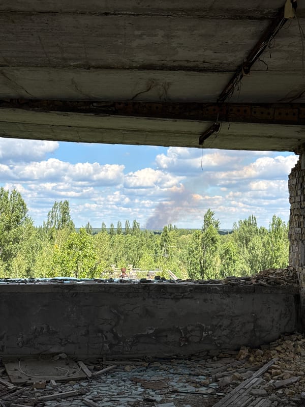 Witness documents ongoing decay in abandoned Prypiat buildings